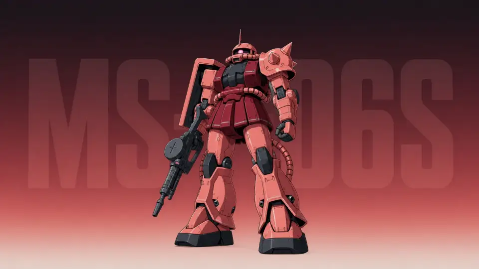 169-高达-MS-06S夏亚专用扎古II AI 生成作品预览