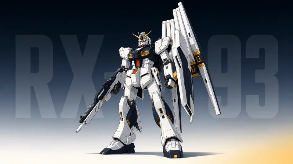 176-高达-RX-93ν高达 AI 生成作品预览