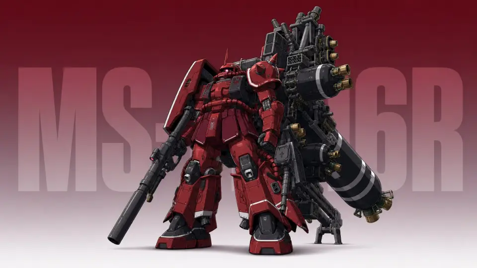 233-高达-MS-06R-Psycho-Zaku AI 生成作品预览