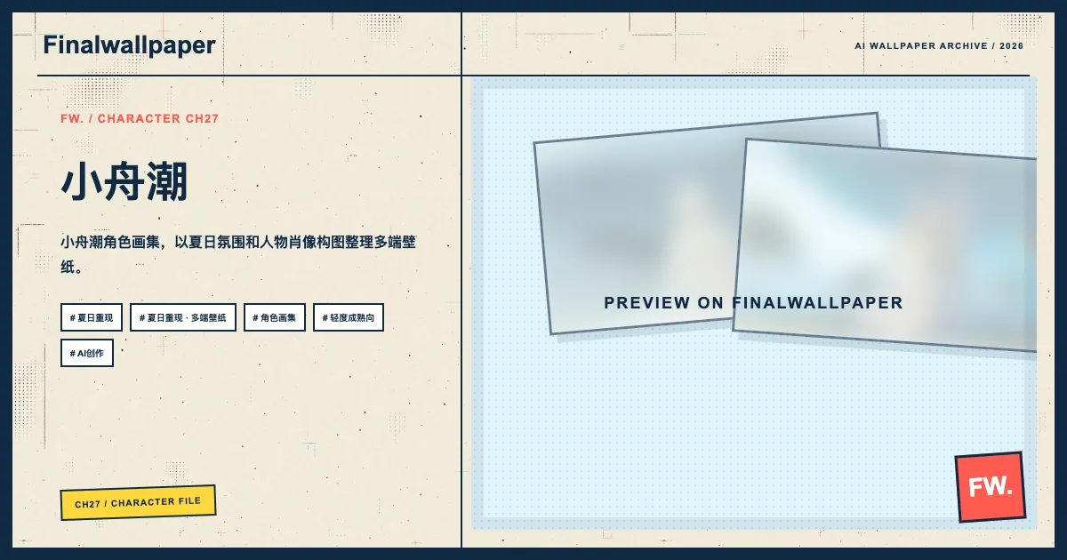 小舟潮角色画集分享封面