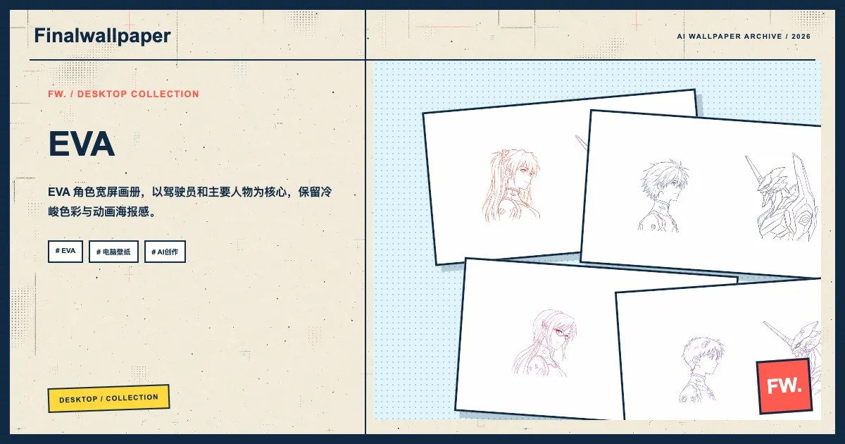 EVA电脑壁纸画册分享封面
