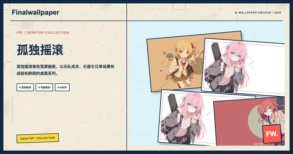 孤独摇滚电脑壁纸画册分享封面