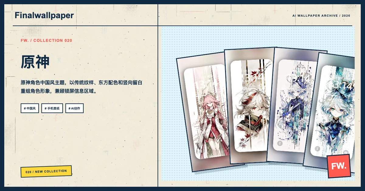 原神 · 中国风手机壁纸画册分享封面