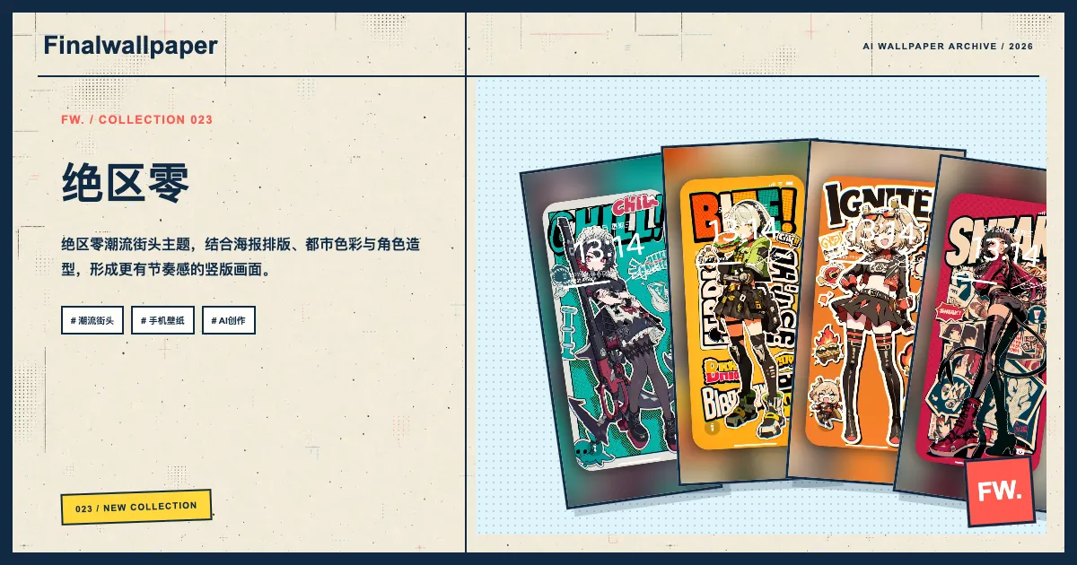 绝区零 · 潮流街头手机壁纸画册分享封面