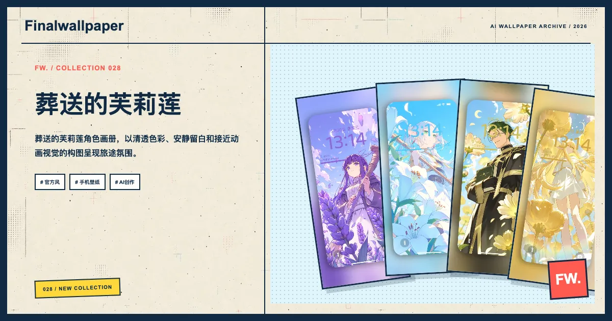 葬送的芙莉莲 · 官方风手机壁纸画册分享封面