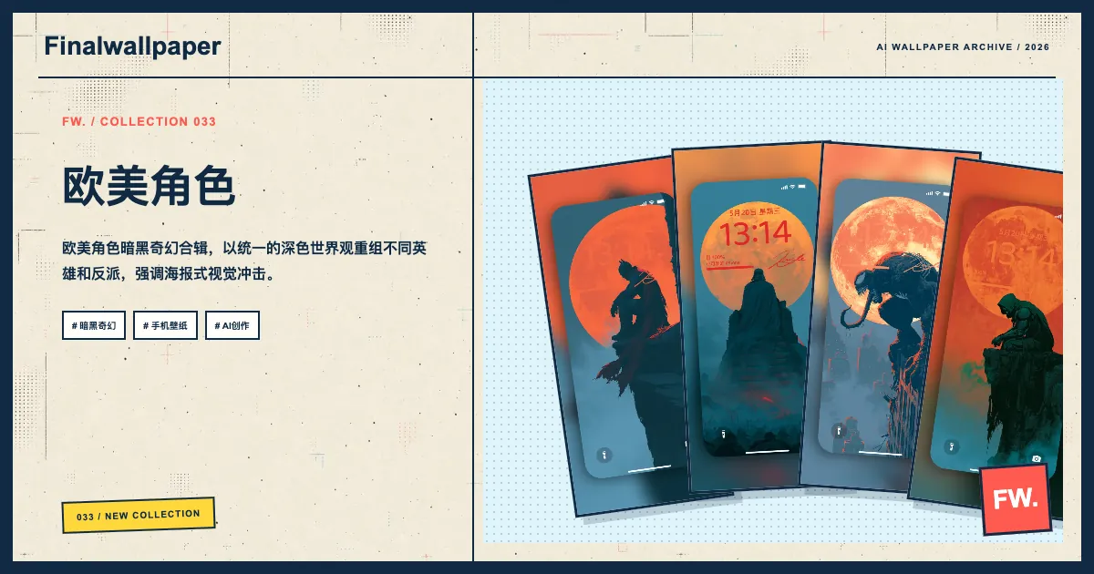 欧美角色 · 暗黑奇幻手机壁纸画册分享封面